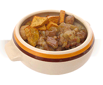 cazuela de cerdo con mostaza y miel